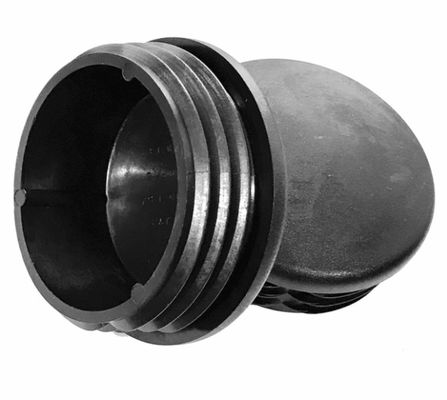 3,5 polegadas 4 preto plástico redondo do tampão 50x50 do cargo da polegada