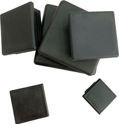 40x75mm 3&quot; empurrar plástico liso galvanizado do Rhs do tampão quadrado de aço do cargo o tubo de inserção