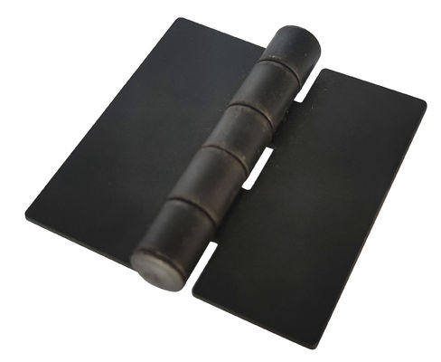 4&quot; X 4&quot; pares resistentes de aço Weldable do hardware preto da dobradiça da porta da borboleta