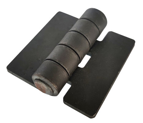 4&quot; X 4&quot; pares resistentes de aço Weldable do hardware preto da dobradiça da porta da borboleta