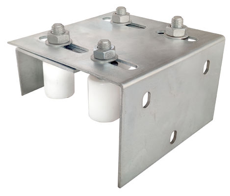 Rolo de guia de nylon com o suporte para o aço do suporte de guia 40x60 da porta de deslizamento