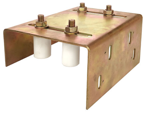 Rolo de guia de nylon com o suporte para o aço do suporte de guia 40x60 da porta de deslizamento