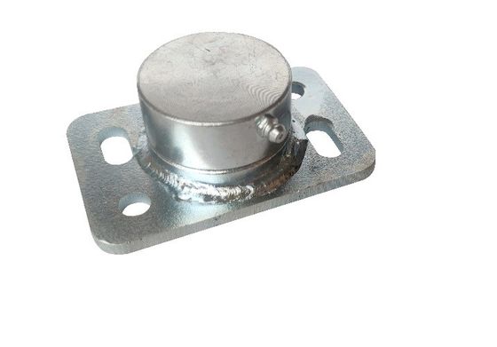 do hardware inferior da dobradiça da porta de balanço da exploração agrícola de 40mm aço resistente com gerencio da placa da barra redonda