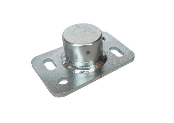 do hardware inferior da dobradiça da porta de balanço da exploração agrícola de 40mm aço resistente com gerencio da placa da barra redonda