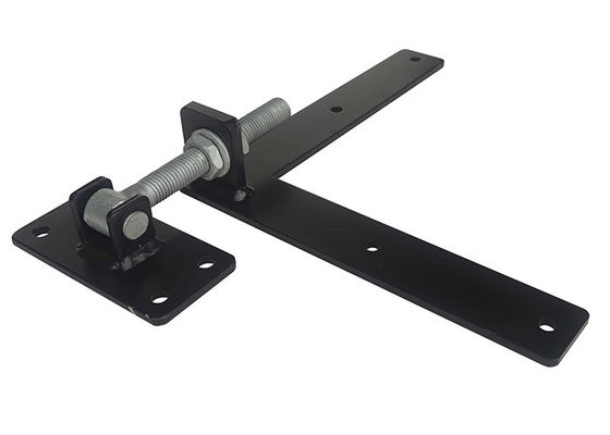 O hardware de madeira preto resistente da dobradiça da porta de M24 300mm para o hardware de madeira T dos encaixes das portas chapeou