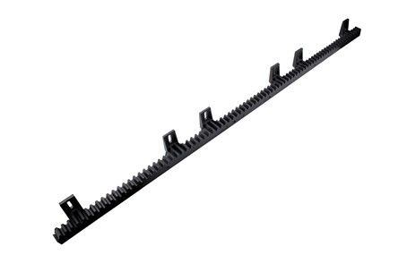Plástico preto dentado automático elétrico da cremalheira de engrenagem M4 da porta da poliamida de nylon