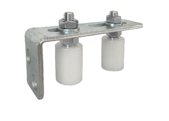 Suporte de nylon do rolo de guia de 2 rolos para a porta de deslizamento