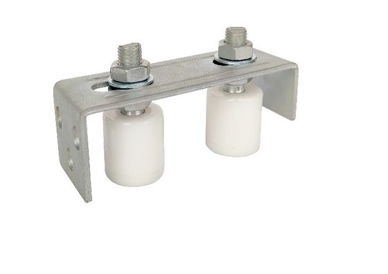 Suporte de nylon do rolo de guia de 2 rolos para a porta de deslizamento