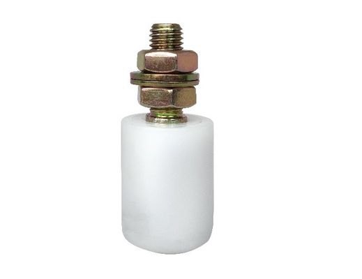 rolos de guia elétricos superiores da porta do parafuso de 30x40 M12 plásticos para a porta deslizante