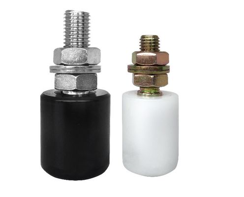 rolos de guia elétricos superiores da porta do parafuso de 30x40 M12 plásticos para a porta deslizante