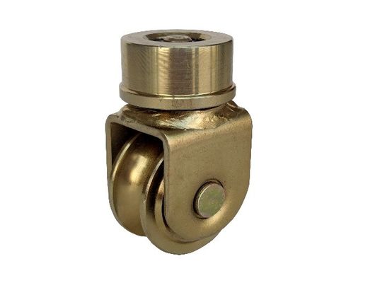 76.2mm 3&quot; a roda U da porta de corrediça sulcam o universal de gerencio de 360 graus com rolamentos