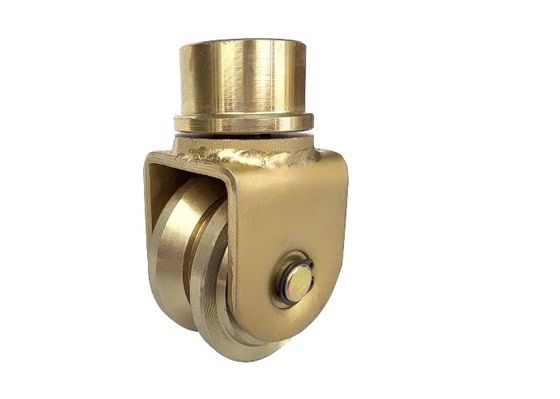 76.2mm 3&quot; a roda U da porta de corrediça sulcam o universal de gerencio de 360 graus com rolamentos