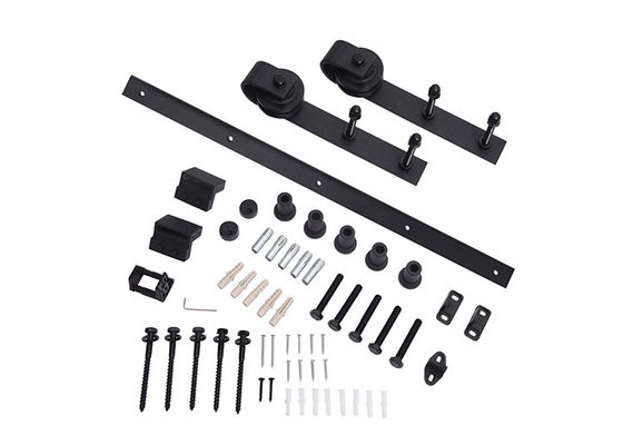 JNK 2 1/4&quot; punhos e fechamentos interiores do hardware da porta de celeiro do hardware da porta do celeiro com a trilha de horizontalmente 2m