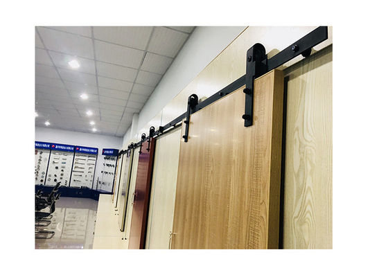 JNK 2 1/4&quot; punhos e fechamentos interiores do hardware da porta de celeiro do hardware da porta do celeiro com a trilha de horizontalmente 2m