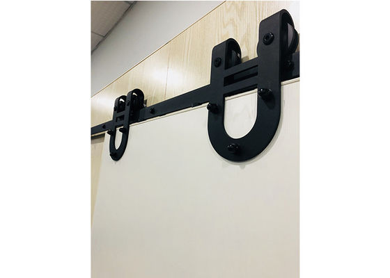 hardware preto da porta de celeiro da eletroforese