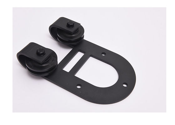 hardware preto da porta de celeiro da eletroforese