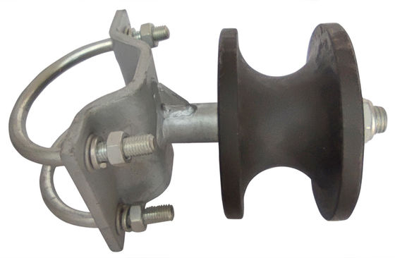 O elo de corrente 3&quot; porta do modilhão roda rolos do modilhão para a cerca quadrada Kit D158mm da tubulação