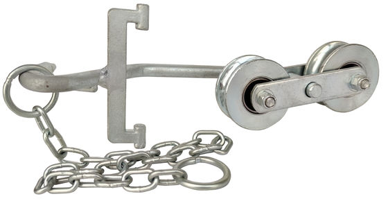 Cabo branco de Garrucha Para Banano do zinco de D64mm através do rolo do trole da banana de Para Banano