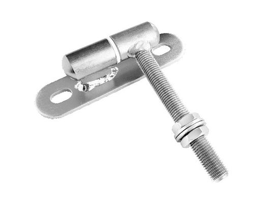 Parafuso M16 no hardware ajustável da dobradiça da porta do preto do jardim resistente para a porta de balanço de aço