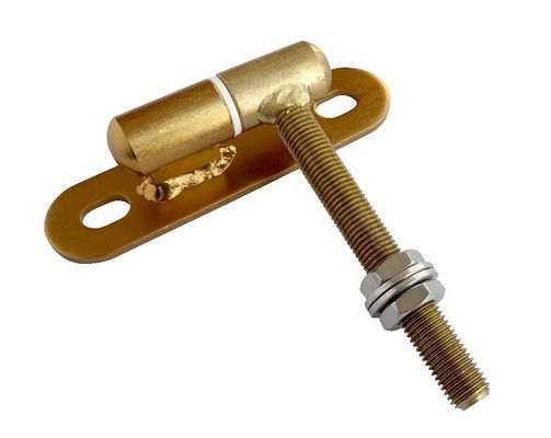 Parafuso M16 no hardware ajustável da dobradiça da porta do preto do jardim resistente para a porta de balanço de aço