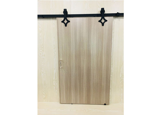 Madeira do celeiro do hardware que desliza únicas portas rústicas para a sala do divisor das portas interiores