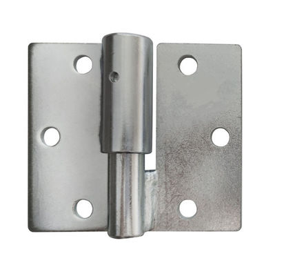 Dobradiça destro de aço galvanizada industrial resistente da porta da dobradiça de extremidade com furos
