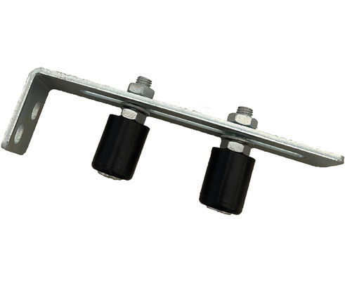 Zinco branco dos rolos de nylon ajustáveis do suporte de guia superior 40x30 da porta de deslizamento