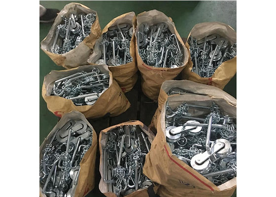 Rolo de aço do trole da banana Q235 com correntes
