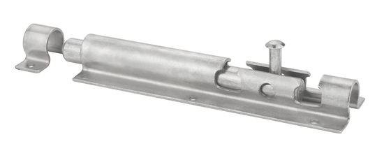 aço contínuo estranho Lockable do ferro do banheiro do hardware do fechamento da trava da corrediça da porta de balanço da garagem de 16mm