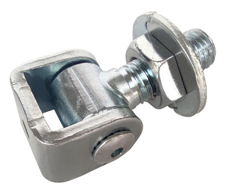 Do hardware ajustável da dobradiça da porta de balanço do metal parafuso curto resistente com a placa redonda da porca