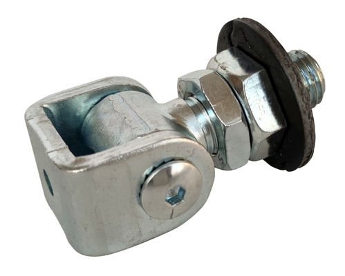 Do hardware ajustável da dobradiça da porta de balanço do metal parafuso curto resistente com a placa redonda da porca