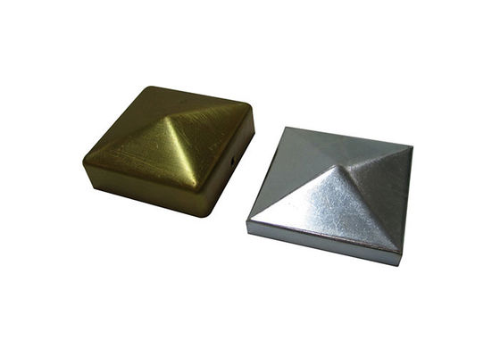 Ferro 1&quot; 1 2&quot; 3&quot; cerca quadrada Post Caps 100 x 100mm 115mm 120mm sem furos