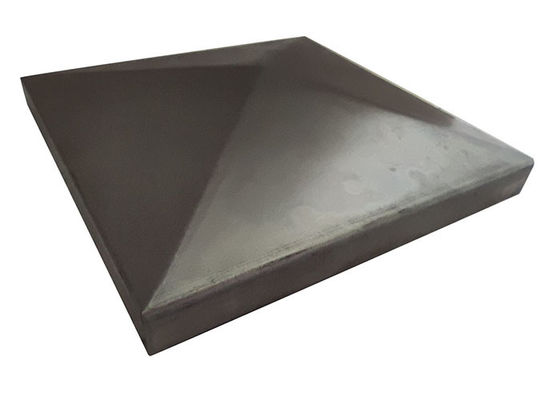 Ferro 1&quot; 1 2&quot; 3&quot; cerca quadrada Post Caps 100 x 100mm 115mm 120mm sem furos