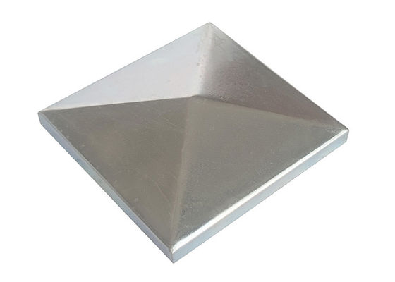 Ferro 1&quot; 1 2&quot; 3&quot; cerca quadrada Post Caps 100 x 100mm 115mm 120mm sem furos