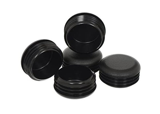 75mm 90mm 6 polegadas plástico redondo de Post Caps Black da cerca de 8 polegadas