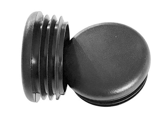75mm 90mm 6 polegadas plástico redondo de Post Caps Black da cerca de 8 polegadas