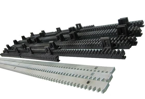 Plástico preto dentado automático elétrico da cremalheira de engrenagem M4 da porta da poliamida de nylon