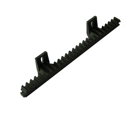 Abridor 34cm da porta de deslizamento da cremalheira e do pinhão da barra de aço 2 talões do nylon preto M4 construído dentro