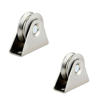 o rolo da porta de deslizamento de 3,15&quot; de 80Mm roda os únicos rolamentos da porta