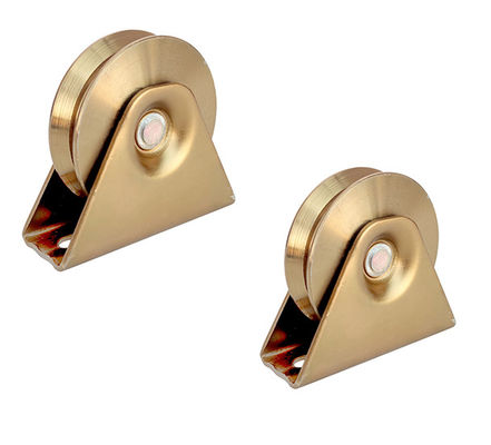 o rolo da porta de deslizamento de 3,15&quot; de 80Mm roda os únicos rolamentos da porta