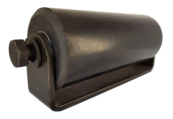rolos de guia plástico de nylon do lado de 12&quot; 6 polegadas com o suporte para deslizar o hardware de rolamento da porta