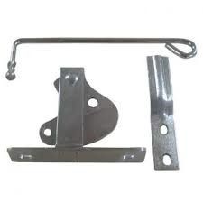 Auto de gerencio do hardware do fechamento da trava da corrediça da segurança da porta da garagem que ajusta o aço exterior de prata