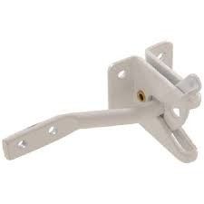Auto de gerencio do hardware do fechamento da trava da corrediça da segurança da porta da garagem que ajusta o aço exterior de prata