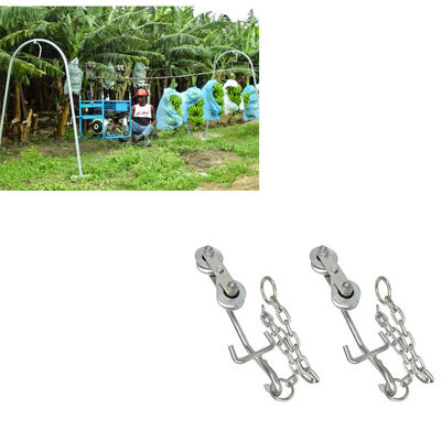Rolo de prata do trole da exploração agrícola da banana de 64mm que trabalha lisamente
