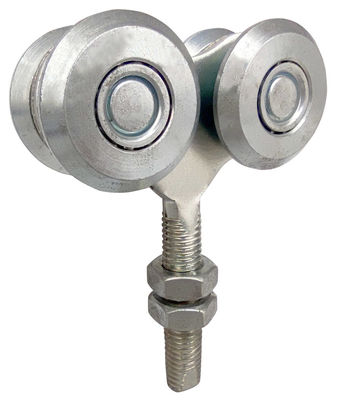 os rolos de porta de suspensão de 40mm com bola de aço galvanizaram branco