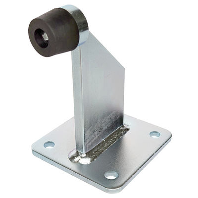 o zinco de 146mm chapeou o bujão de borracha pequeno de aço da porta com a placa de base de fixação