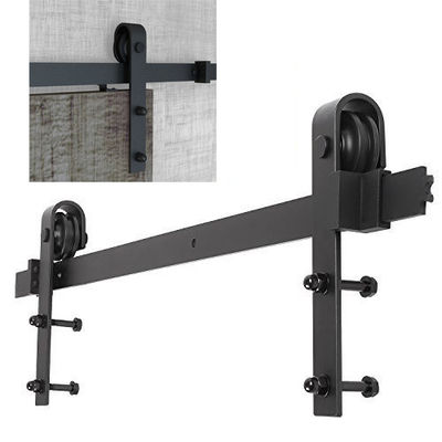 Hardware interior de Matte Black Sliding Barn Door 2 medidores