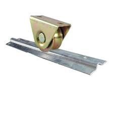 V trilhas de porta de suspensão 2.9m ajustáveis galvanizados de prata do sulco 5.8m