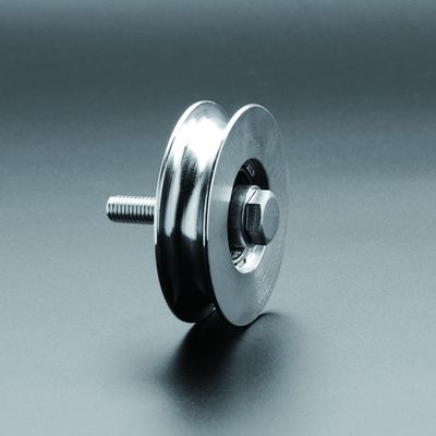 Roda dobro da porta de deslizamento dos rolamentos com parafuso e sulco de Y