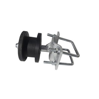 4&quot; rolo de nylon superior do modilhão da porta redonda galvanizaram